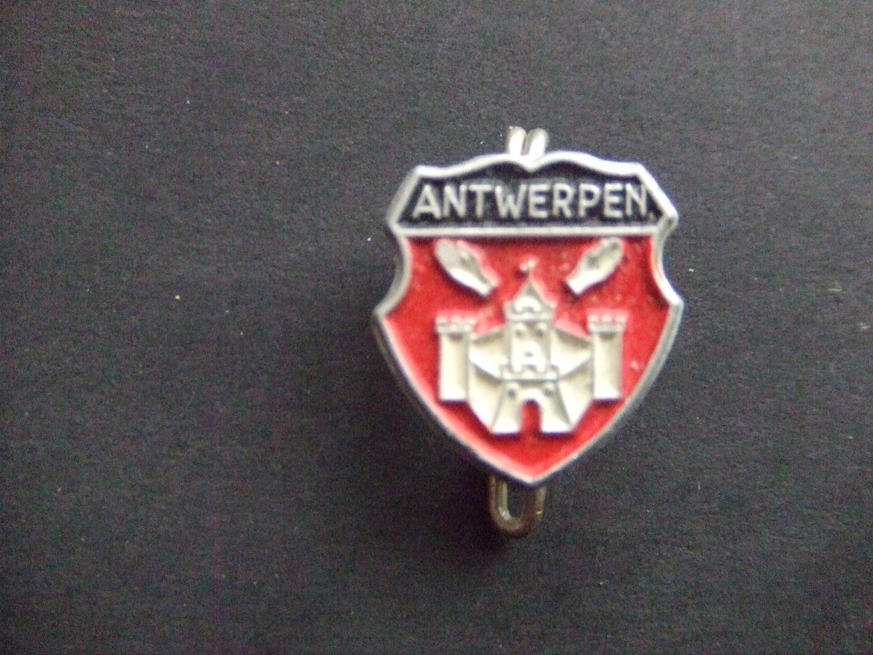 Antwerpen stadswapen logo speld,broche
